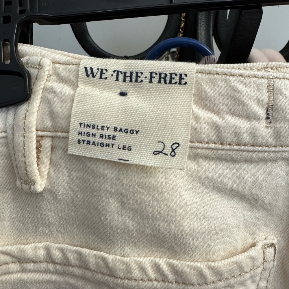We The Free Cream High-Rise Pants - Picture 4 of 4